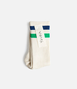 Votta stripe socks blue/green